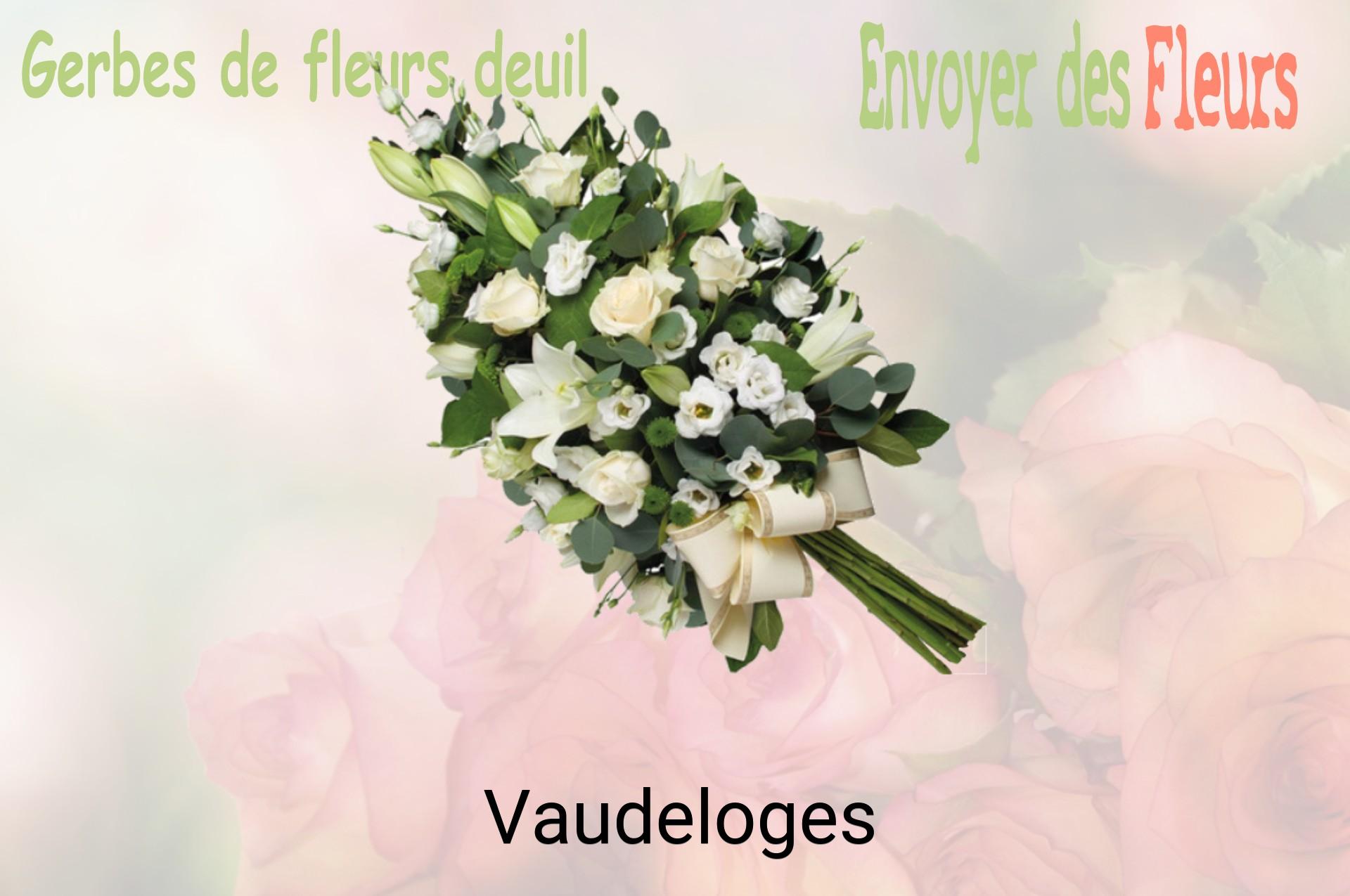Gerbe de fleurs de deuil livrée à Vaudeloges
